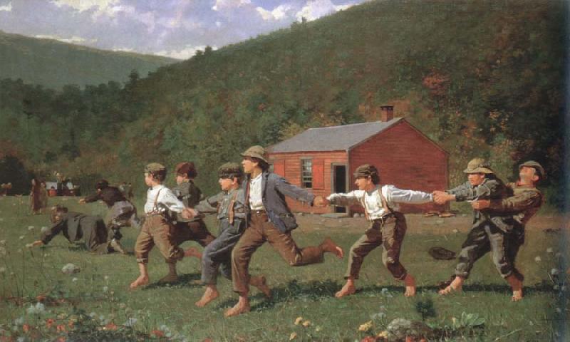 Winslow Homer snap the whip